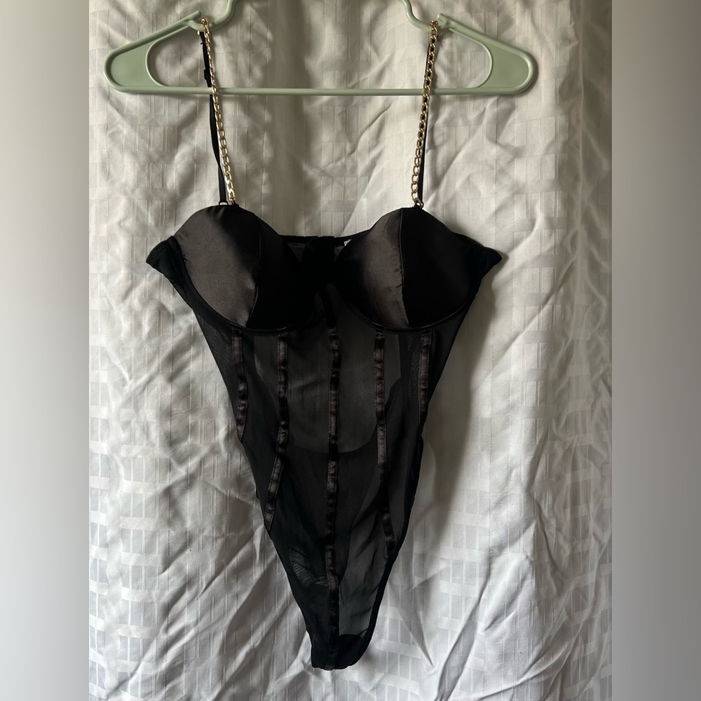 Black Lace Bodysuit